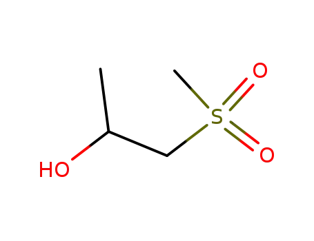 Molecular Structure of 1977-38-4 (1-(methylsulfonyl)propan-2-ol)