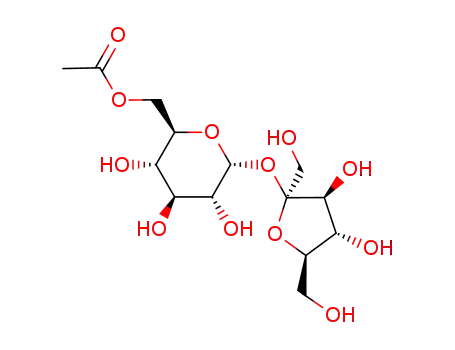 Molecular Structure of 936001-72-8 (SUCROSE 6'-ACETATE, TECHNICAL GRAD)