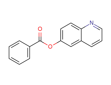 Molecular Structure of 81336-59-6 (quinolin-6-yl benzoate)