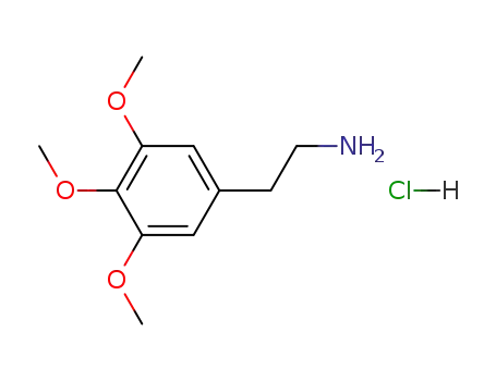 Molecular Structure of 832-92-8 (MESCALINE HYDROCHLORIDE)