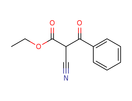 Benzenepropanoic acid, a-cyano-b-oxo-, ethyl ester