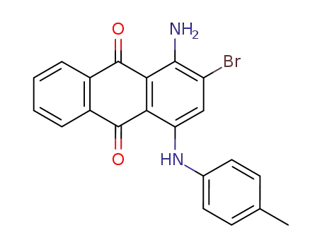 Molecular Structure of 128-83-6 (1-amino-2-bromo-4-p-toluidinoanthraquinone)