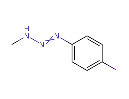 Molecular Structure of 40643-37-6 (1-(4-Iodophenyl)-3-methyltriazene)