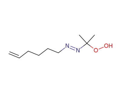 5-hexenyl<1-hydroperoxy-1-methylethyl>diazene