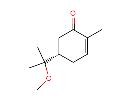 2-Cyclohexen-1-one, 5-(1-methoxy-1-methylethyl)-2-methyl-, (5S)-