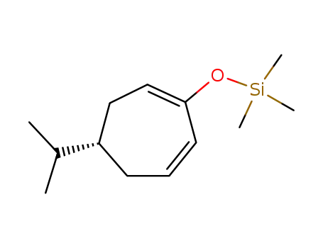 Molecular Structure of 310905-93-2 (((S)-4-Isopropyl-cyclohepta-1,6-dienyloxy)-trimethyl-silane)