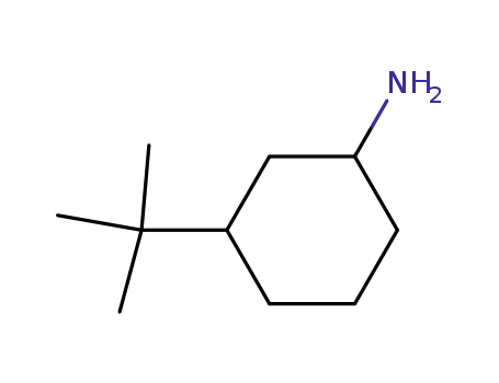Molecular Structure of 83451-66-5 (3-Tert<sub>.</sub>-butylcyclohexylamine)