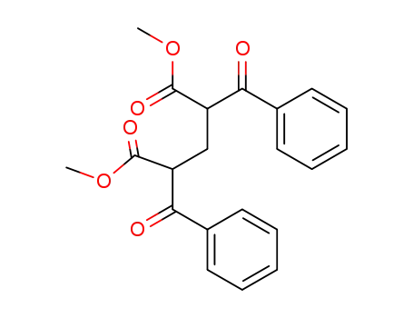 Molecular Structure of 13277-71-9 (dimethyl 2,4-dibenzoylpentanedioate)
