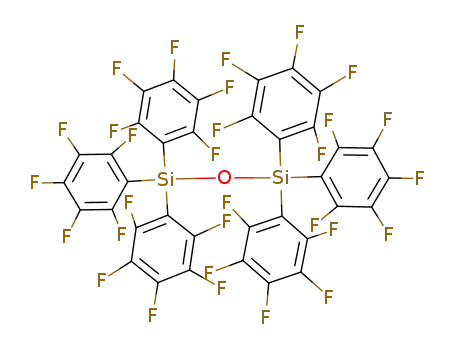 Disiloxane, hexakis(pentafluorophenyl)-