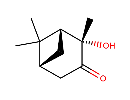 Molecular Structure of 20536-50-9 ((-)-(1S,2S,5S)-2-hydroxy-pinan-3-one)