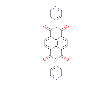 Molecular Structure of 34151-49-0 (2,7-di(pyridin-4-yl)benzo[lMn][3,8]phenanthroline-1,3,6,8(2H,7H)-tetraone)