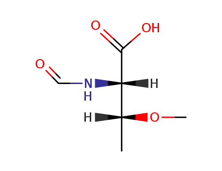Molecular Structure of 44975-87-3 (<i>N</i>-formyl-<i>O</i>-methyl-L<sub>s</sub>-threonine)