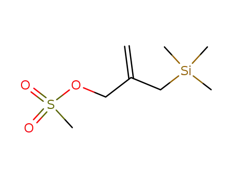 Molecular Structure of 74532-54-0 (2-Propen-1-ol, 2-[(trimethylsilyl)methyl]-, methanesulfonate)