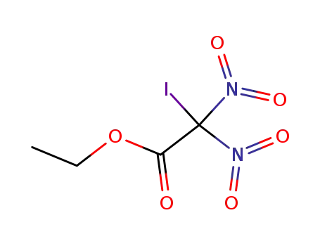 Molecular Structure of 122887-89-2 (ethyl dinitroiodoacetate)