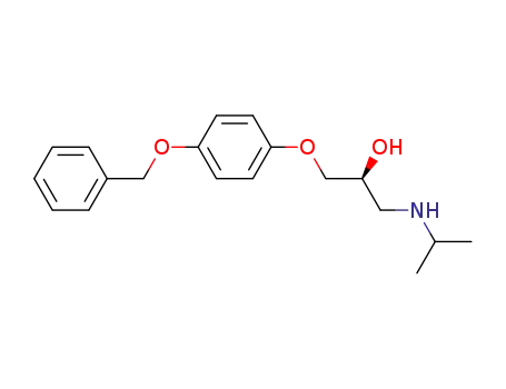 Molecular Structure of 57526-82-6 ((S)-1-[p-(benzyloxy)phenoxy]-3-(isopropylamino)propan-2-ol)