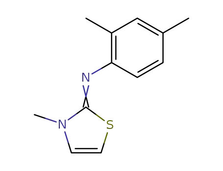 Molecular Structure of 61676-87-7 (Cymiazole)