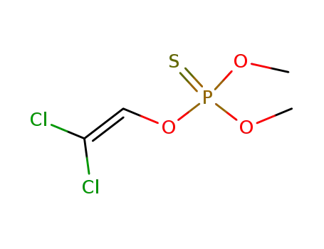 Molecular Structure of 36560-17-5 (O-(2,2-dichlorovinyl) O,O-dimethylthiophosphate)