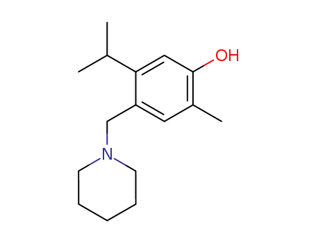 1-<(4-Hydroxy-6-isopropyl-3-methyl-phenyl)-methyl>-piperidin