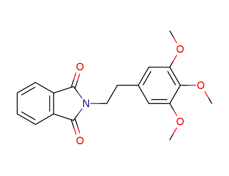 Molecular Structure of 18066-77-8 (N-[2-(3,4,5-trimethoxyphenyl)ethyl]phthalimide)