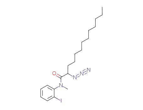 Molecular Structure of 1029963-84-5 (2-azido-N-(2-iodophenyl)-N-methyltridecanamide)