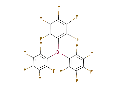 Molecular Structure of 34422-57-6 (tris(pentafluorophenyl)bismuth)