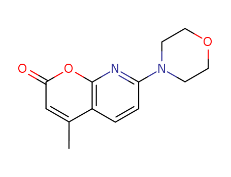 2H-PYRANO[2,3-B]PYRIDIN-2-ONE,4-METHYL-7-(4-MORPHOLINYL)-