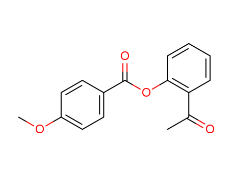 Benzoic acid,4-methoxy-, 2-acetylphenyl ester cas  5445-86-3
