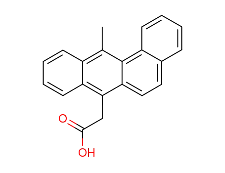 Molecular Structure of 63020-22-4 (7-(12-Methylbenz<a>anthryl)acetic acid)