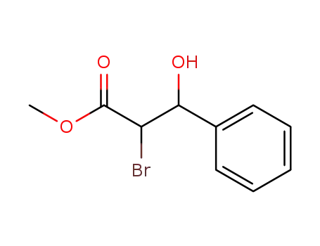 Molecular Structure of 90841-69-3 (methyl 2-bromo-3-hydroxy-3-phenylpropanoate)