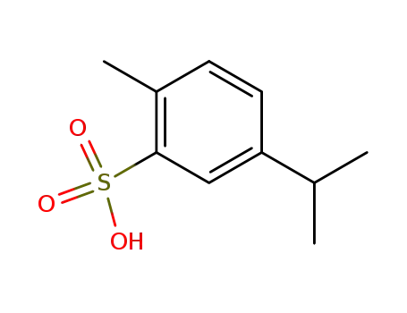 Molecular Structure of 96-71-9 (p-Cymene-2-sulfonic acid)