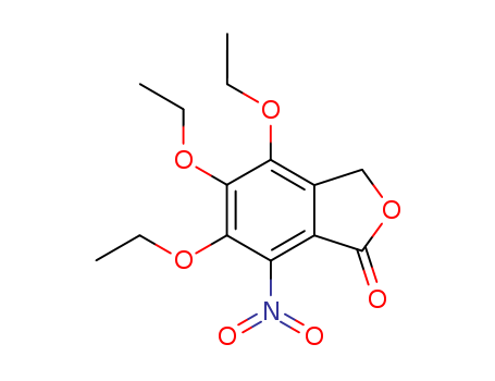 4,5,6-triethoxy-7-nitro-3H-isobenzofuran-1-one