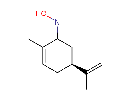 Molecular Structure of 2051-55-0 ([S-(E)]-2-methyl-5-(1-methylvinyl)cyclohex-2-en-1-one oxime)