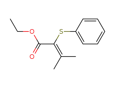 Ethyl 3-methyl-2-(phenylsulfanyl)but-2-enoate