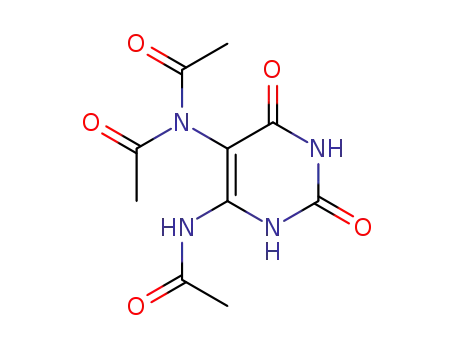 6-acetylamino-5-(diacetylamino)-pyrimidine-2,4<1H,3H>dione