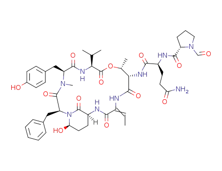 C<sub>48</sub>H<sub>63</sub>N<sub>9</sub>O<sub>13</sub>