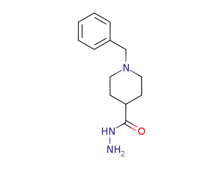 Molecular Structure of 74045-91-3 (1-BENZYL-PIPERIDINE-4-CARBOXYLIC ACID HYDRAZIDE)