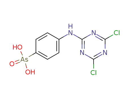Molecular Structure of 69239-50-5 ([4-[(4,6-dichloro-1,3,5-triazin-2-yl)amino]phenyl]arsonic acid)