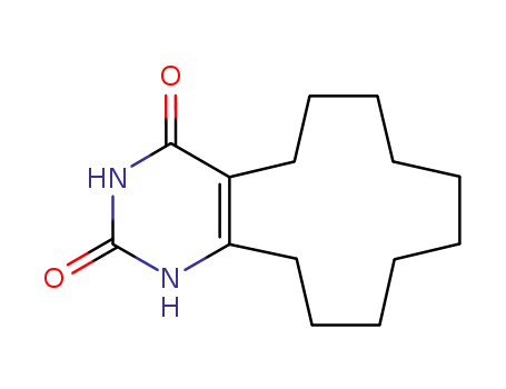Molecular Structure of 63498-96-4 (5,6,7,8,9,10,11,12,13,14-decahydrocyclododeca<1,2-d>pyrimidine(1H,3H)-2,4-dione)