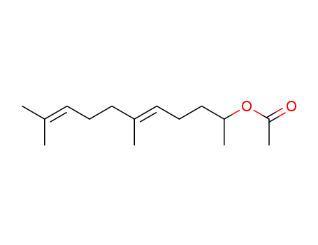 Molecular Structure of 3239-35-8 ((E)-6,10-dimethylundeca-5,9-dien-2-yl acetate)