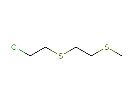 Molecular Structure of 125787-98-6 (1-Chloro-2-<2-(methylthio)ethylthio>ethane)