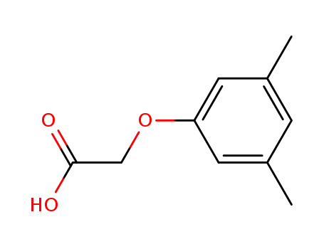 Molecular Structure of 5406-14-4 (3,5-xylyloxyacetic acid)