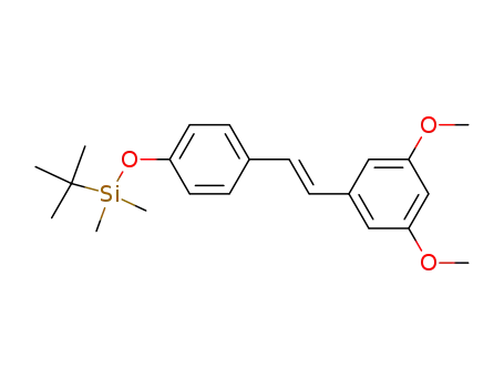trans-3,5-dimethoxy-4'-tert-butyldimethylsilyloxystilbene