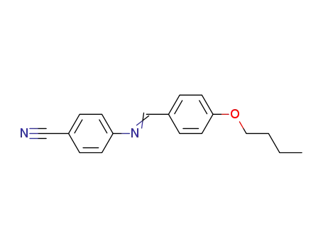 Molecular Structure of 36405-17-1 (4'-N-BUTOXYBENZYLIDENE-4-CYANOANILINE)