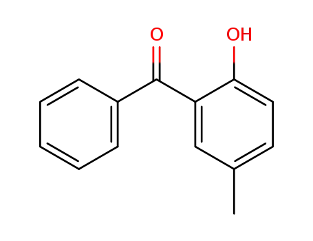 Molecular Structure of 1470-57-1 (2-HYDROXY-5-METHYLBENZOPHENONE)