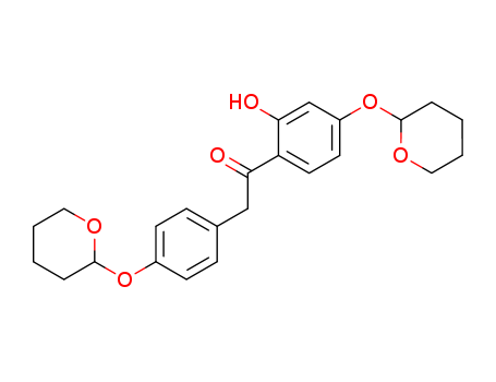 1-[2-hydroxy-4[(tetrahydro-2H-pyran-2yl)oxy]phenyl]2-[4-[(tetrahydro-2h-pyran-2-yl)oxy]phenyl]ethanone