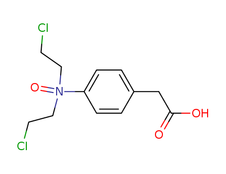 Benzeneacetic acid,4-[bis(2-chloroethyl)oxidoamino]-