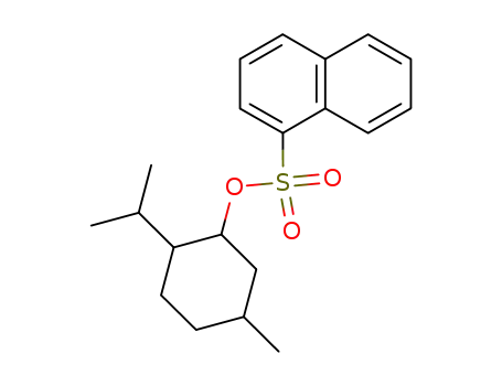 Molecular Structure of 876483-30-6 (naphthalene-1-sulfonic acid menthyl ester)