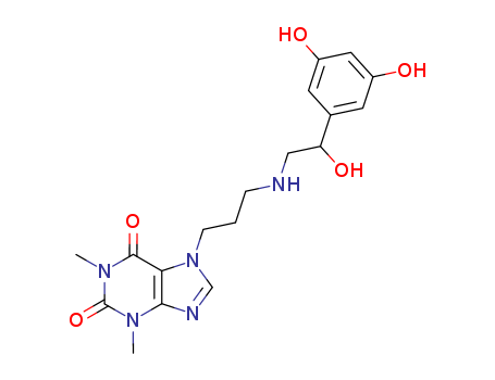 1H-Purine-2,6-dione,7-[3-[[2-(3,5-dihydroxyphenyl)-2-hydroxyethyl]amino]propyl]-3,7-dihydro-1,3-dimethyl-
