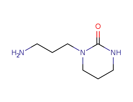 Molecular Structure of 13173-07-4 (1-(3-aminopropyl)tetrahydro-2(1H)-pyrimidinone)