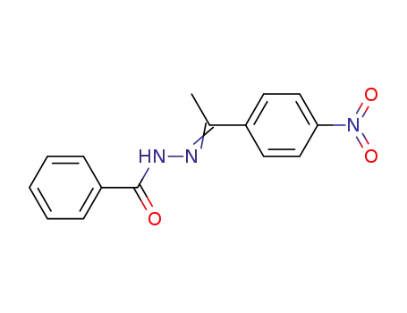Benzoic acid [1-(4-nitro-phenyl)-eth-(E)-ylidene]-hydrazide